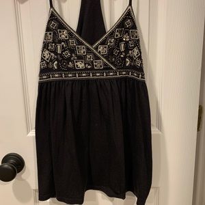 Beaded razor back top